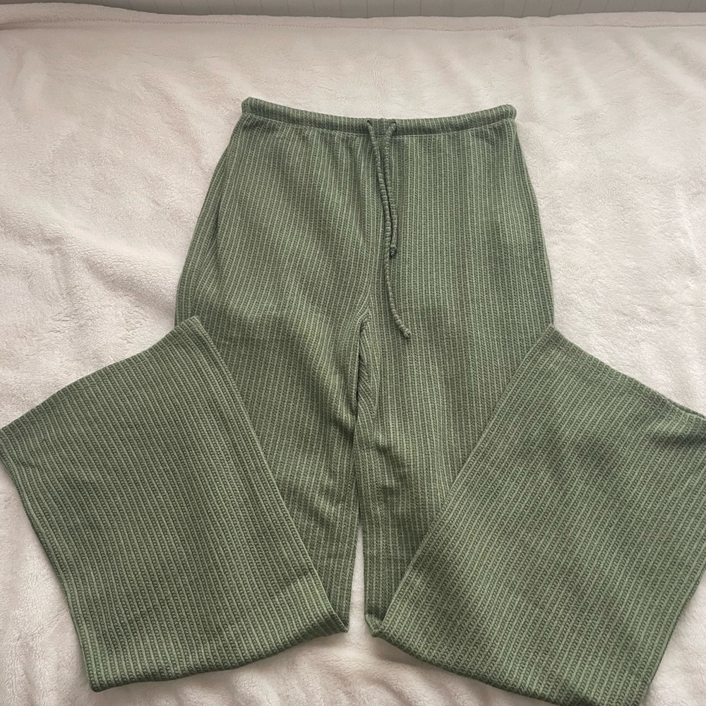 Billabong Women’s  Knit Drawstring Pants - Sage Green size L